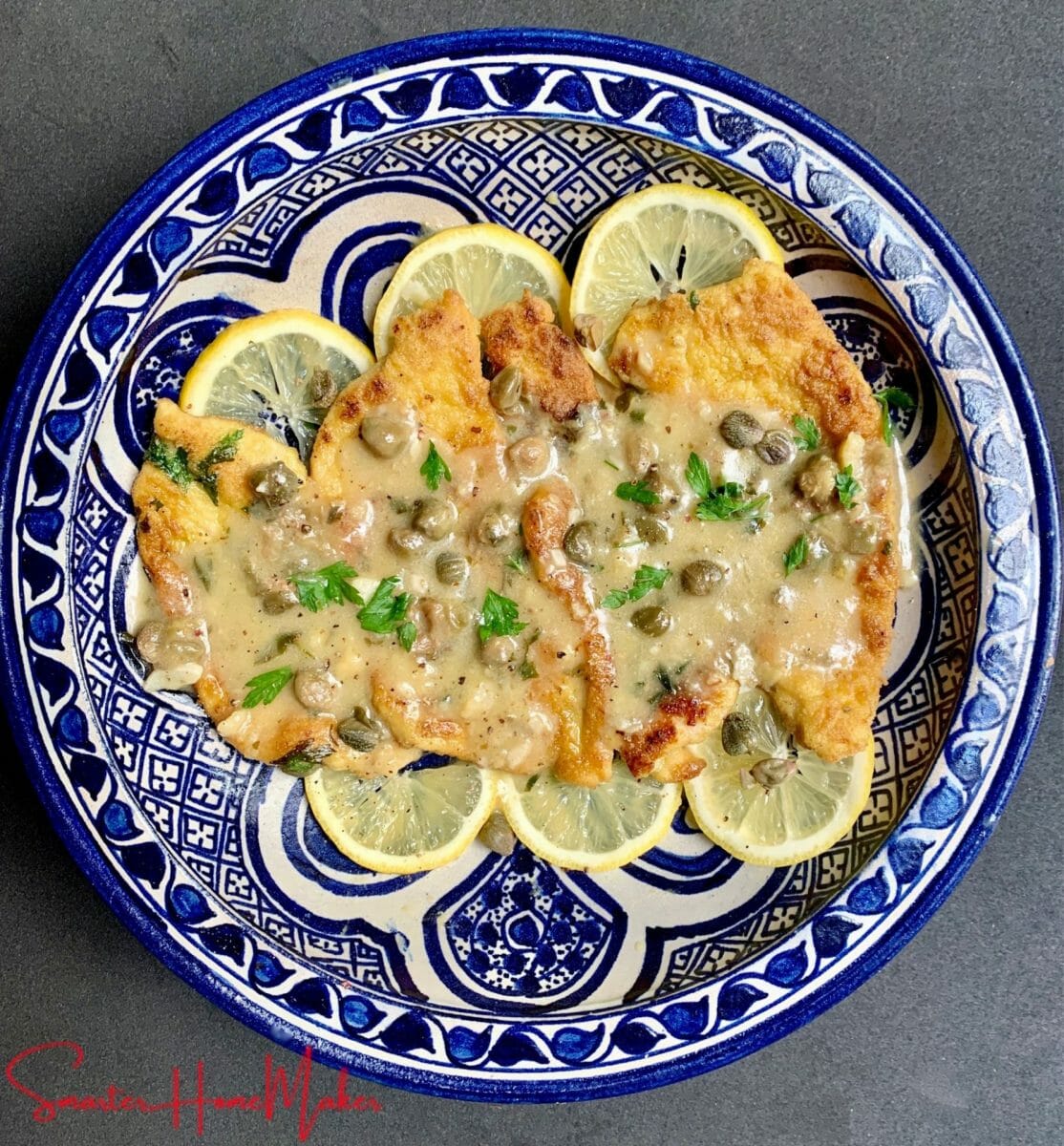 Healthy Air-Fried Chicken Picatta (Gluten-Free)